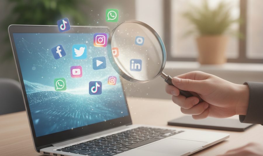 Como o Google Search Console monitora redes sociais?