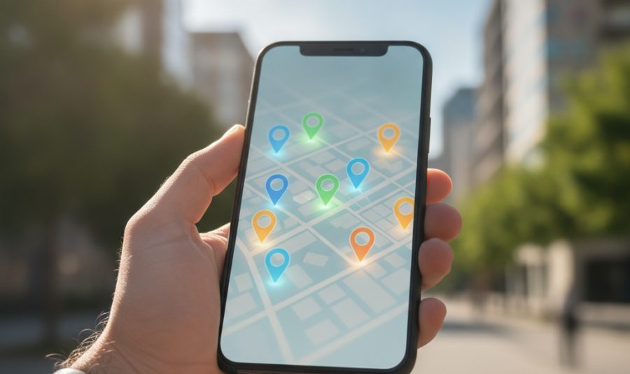 Busca local por smartphone